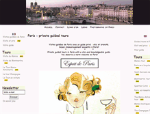 Tablet Screenshot of esprit-de-paris.com